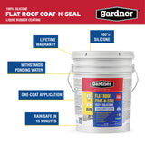 Gardner® 100% Silicone Flat Roof Coat-N-Seal - SK-8245